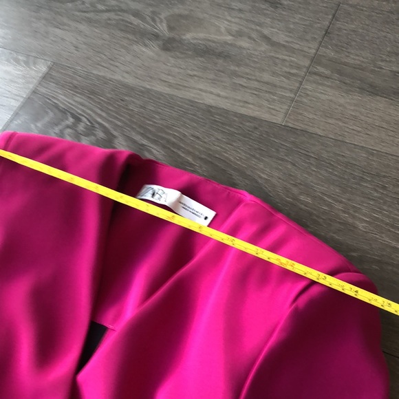 Zara Fuchsia Wrap Blazer Dress XS - Picture 4 of 7